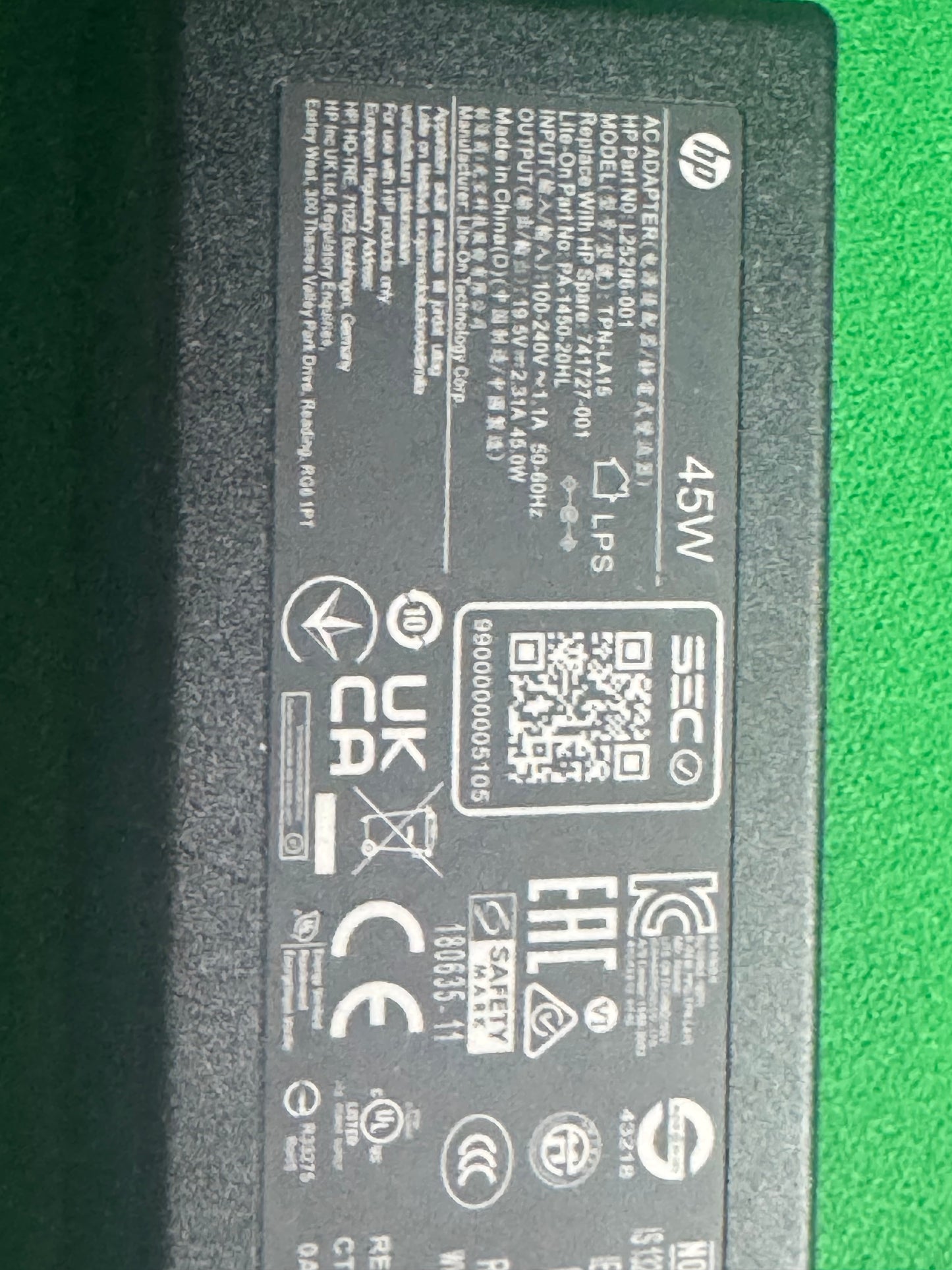 45W Laptop Power Adapter – 19.5V 2.31A (Blue Tip)