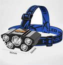 USB Rechargeable Headlamp Portable 5LED Headlight