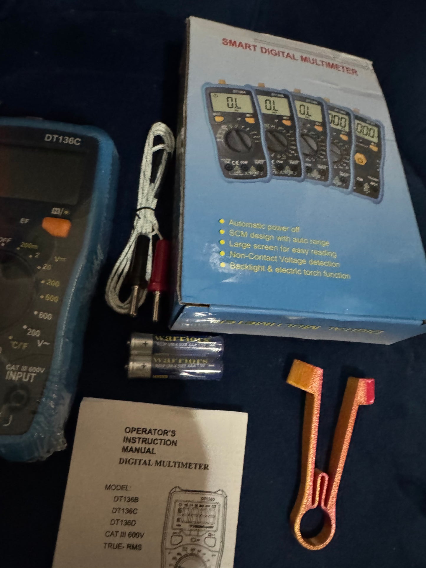 DT136C Smart Digital Multimeter – True RMS | CAT III 600V
