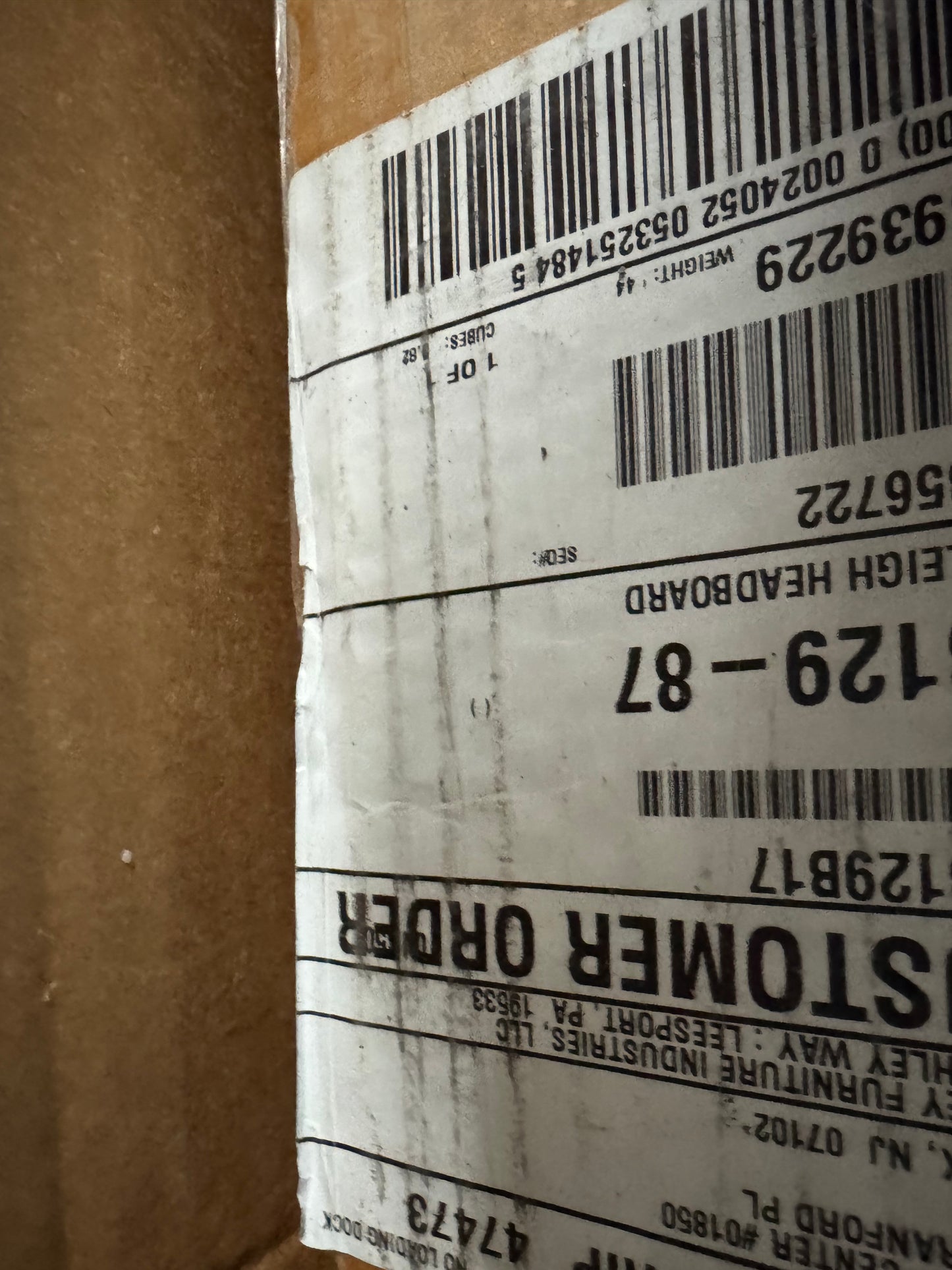 Full Sleigh Headboard – Model B129-87 by Ashley