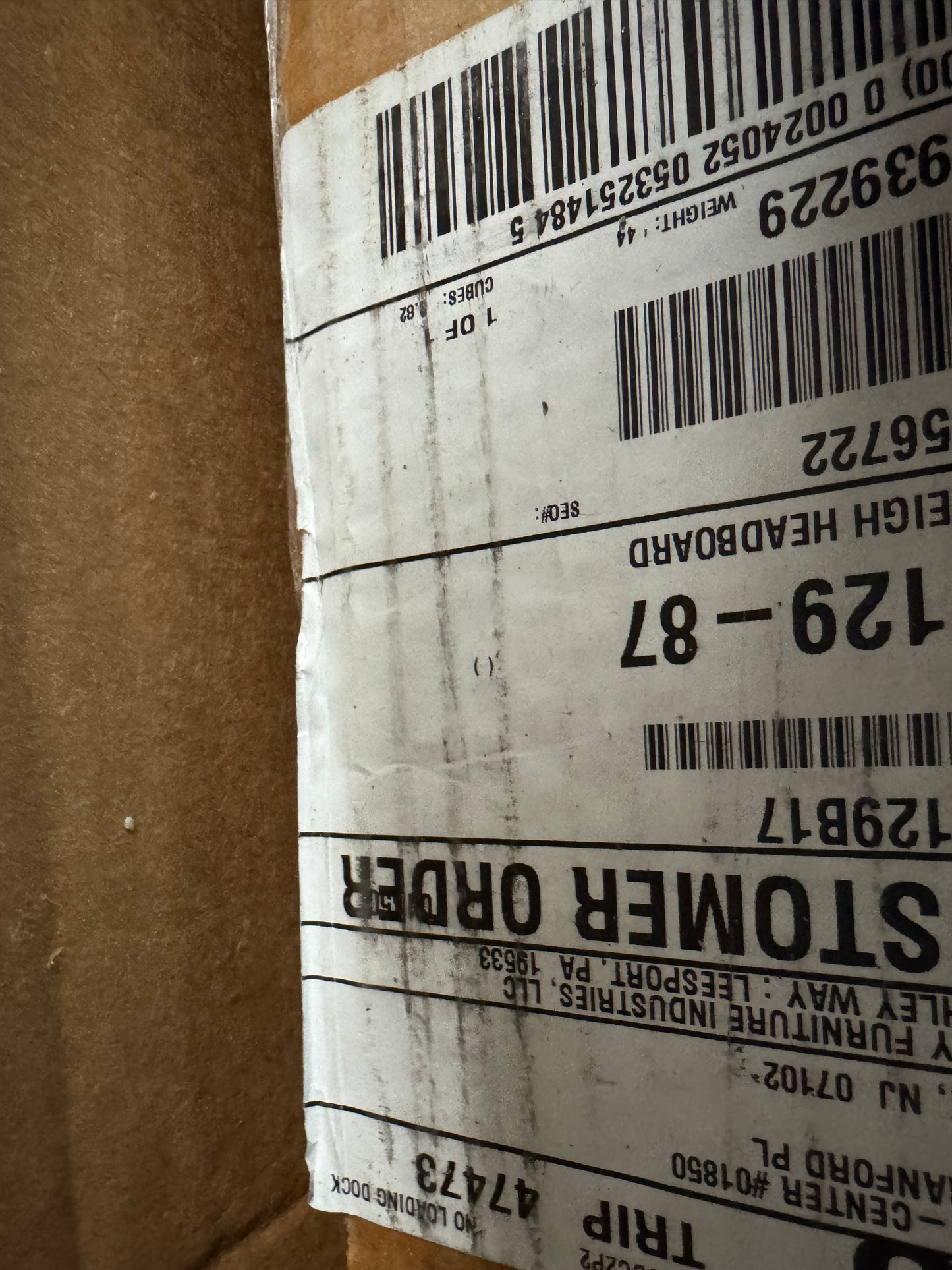 Full Sleigh Headboard – Model B129-87 by Ashley