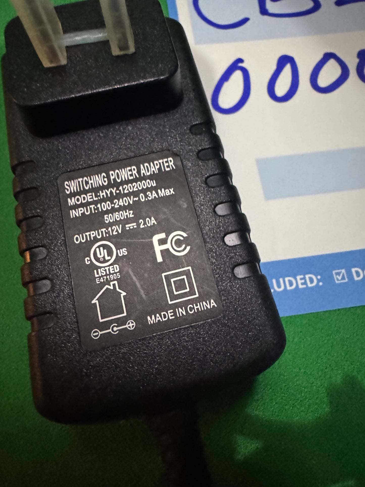 12V 2A Switching Power Adapter – AC/DC Power Supply