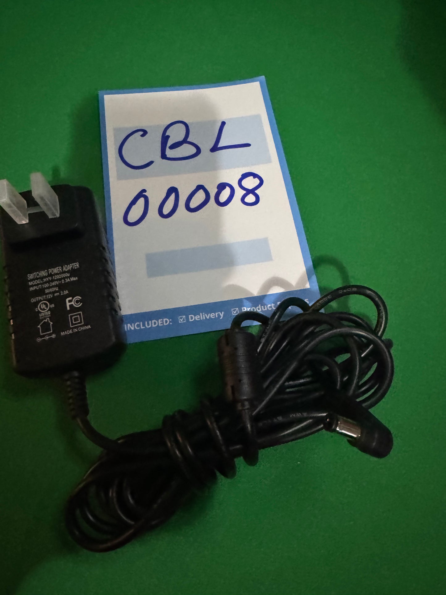 12V 2A Switching Power Adapter – AC/DC Power Supply