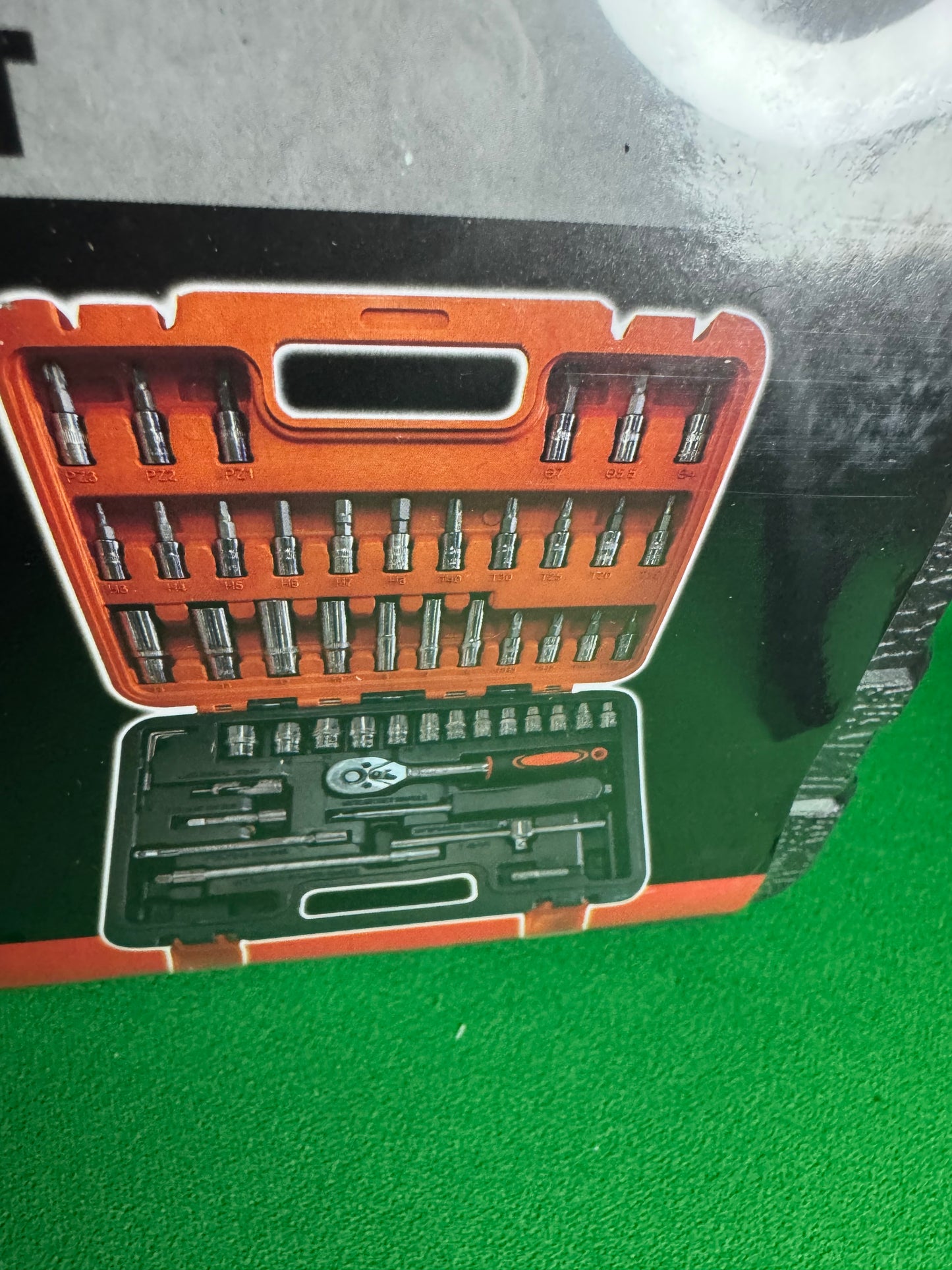 🔧 53-Piece 1/4” Drive Socket Set – Metric | Complete Tool Kit with Case