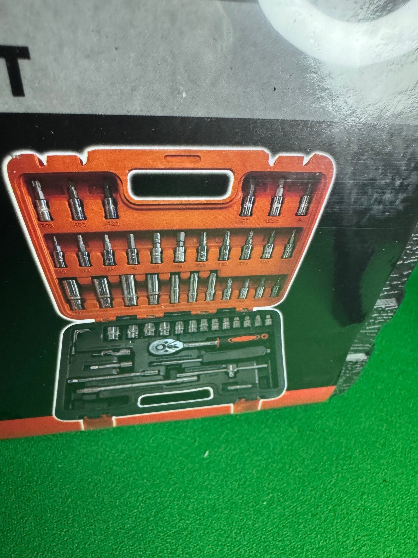 🔧 53-Piece 1/4” Drive Socket Set – Metric | Complete Tool Kit with Case
