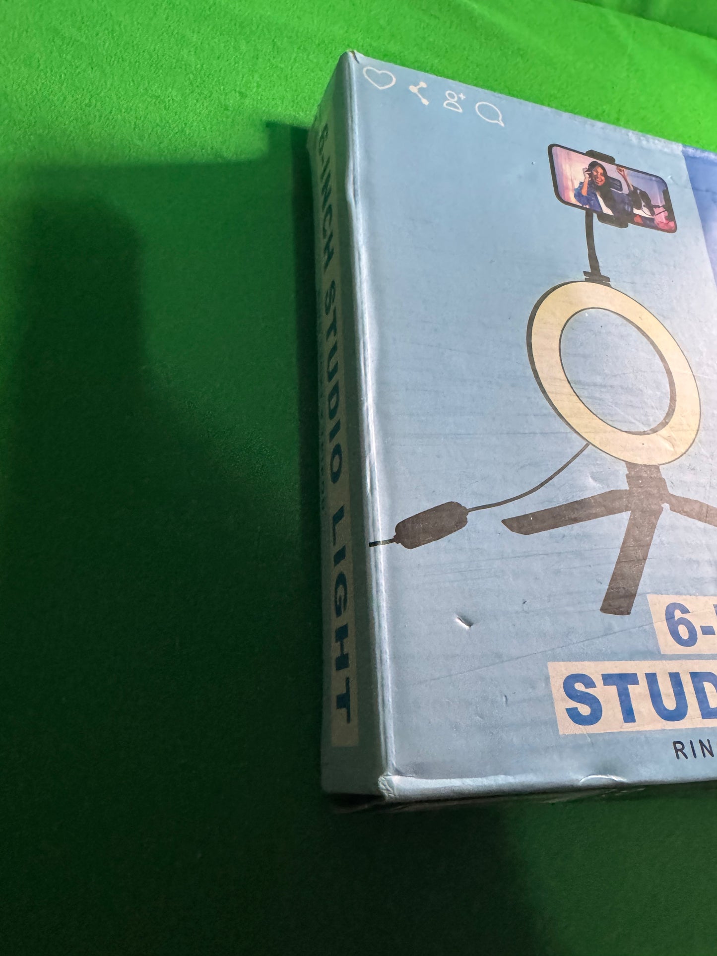 6-Inch Studio Ring Light with Tripod & Phone Holder