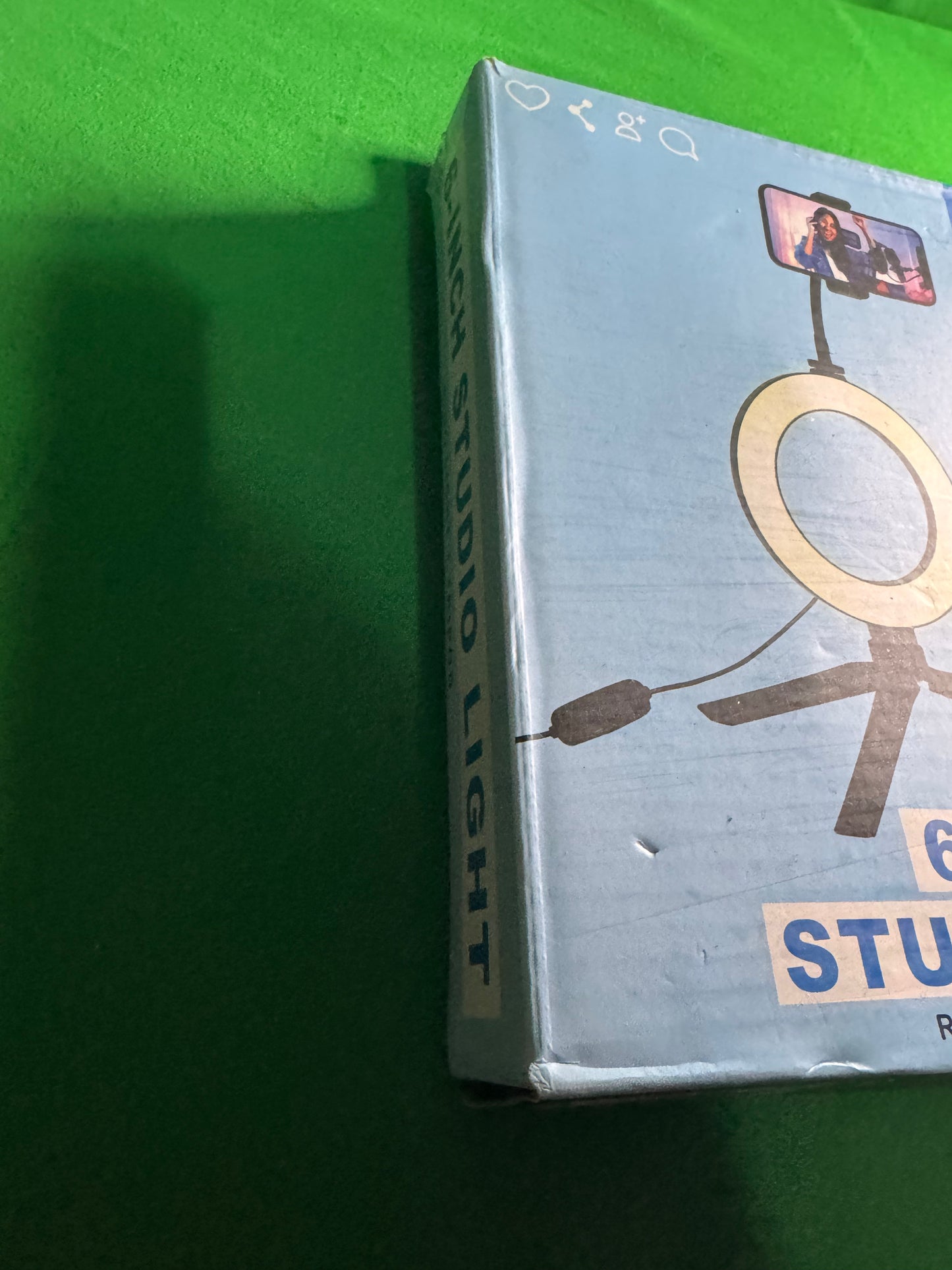 6-Inch Studio Ring Light with Tripod & Phone Holder