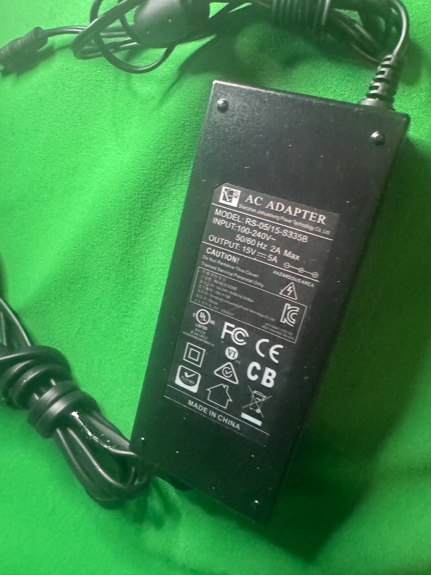 Wall Plug Power Adapter 12V 1A