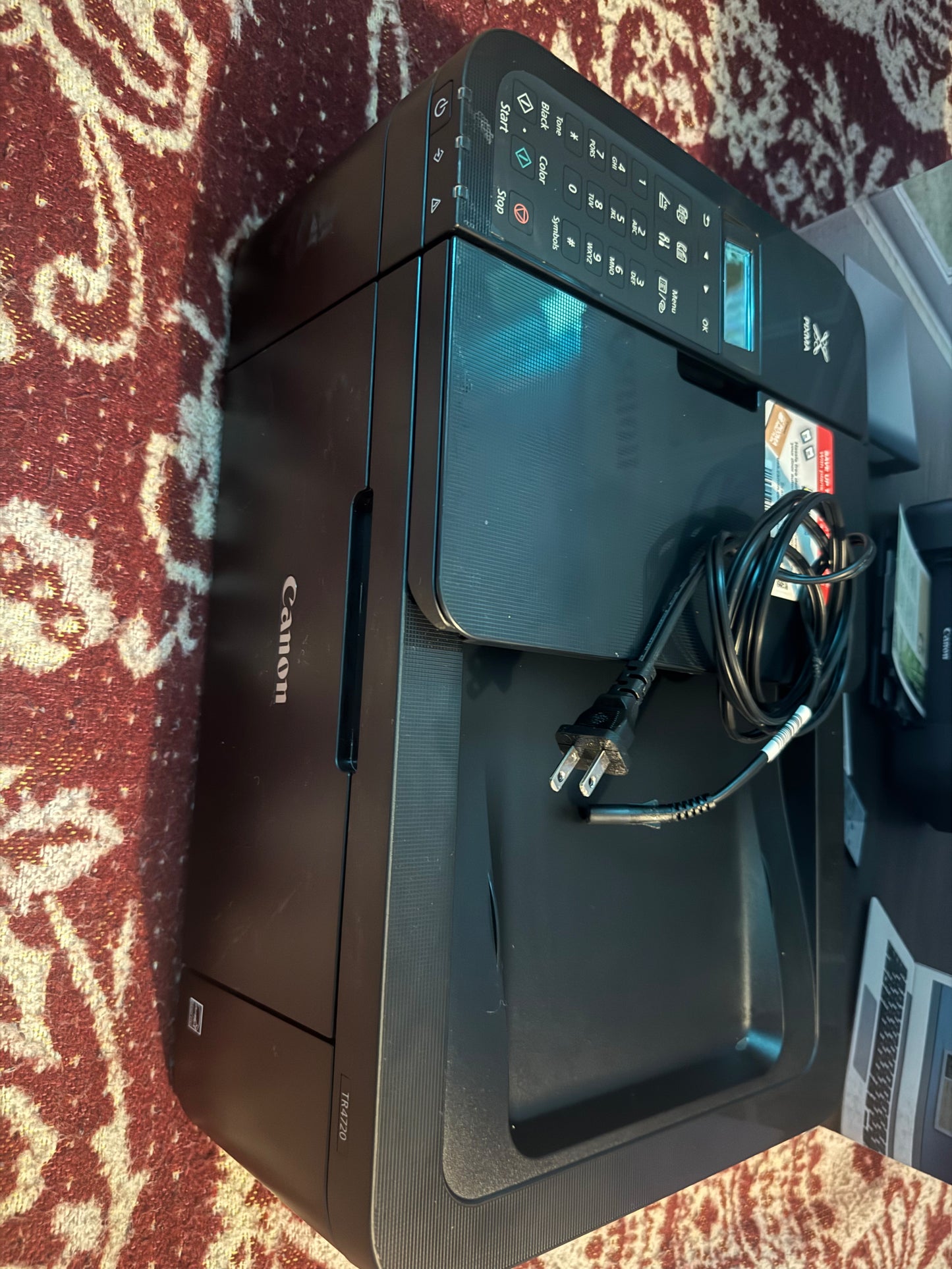 PIXMA TR4720 Wireless All-in-One Inkjet Printer (Black