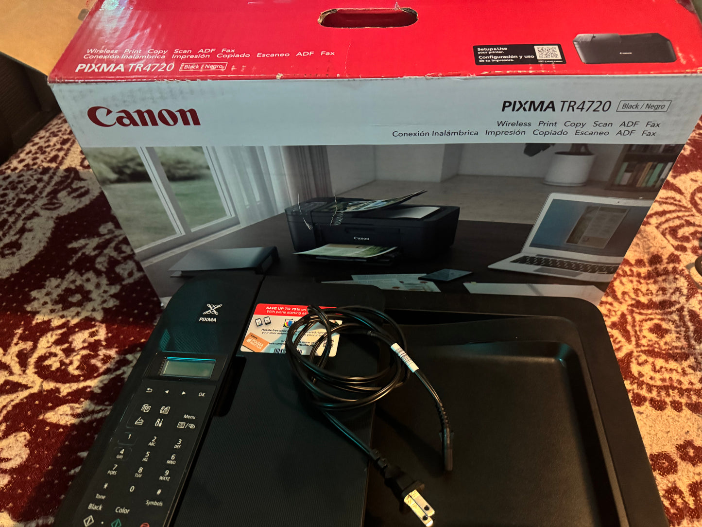 PIXMA TR4720 Wireless All-in-One Inkjet Printer (Black