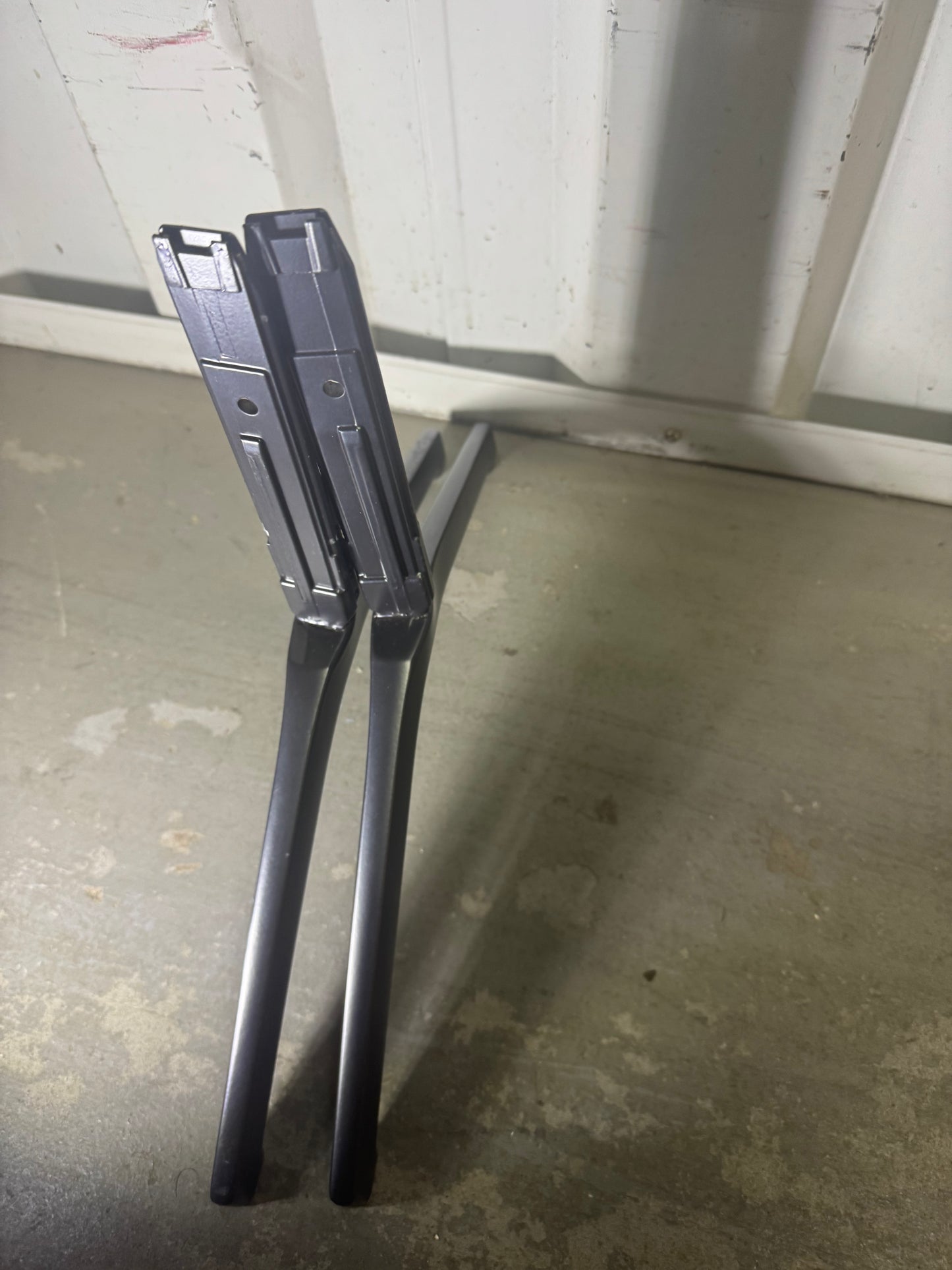 Heavy-Duty Folding Metal Table Legs (Set of 2)
