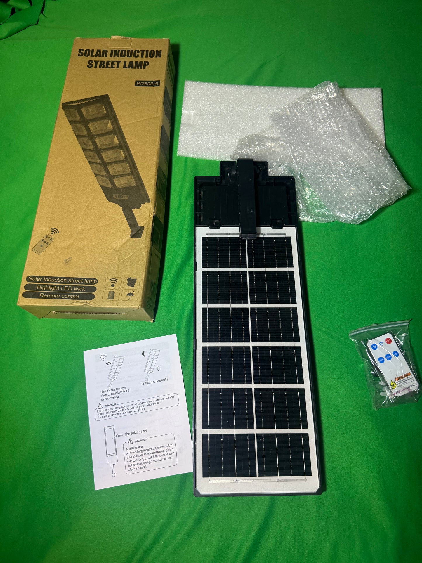 Solar Induction Street Lamp (LED) – With Remote Control