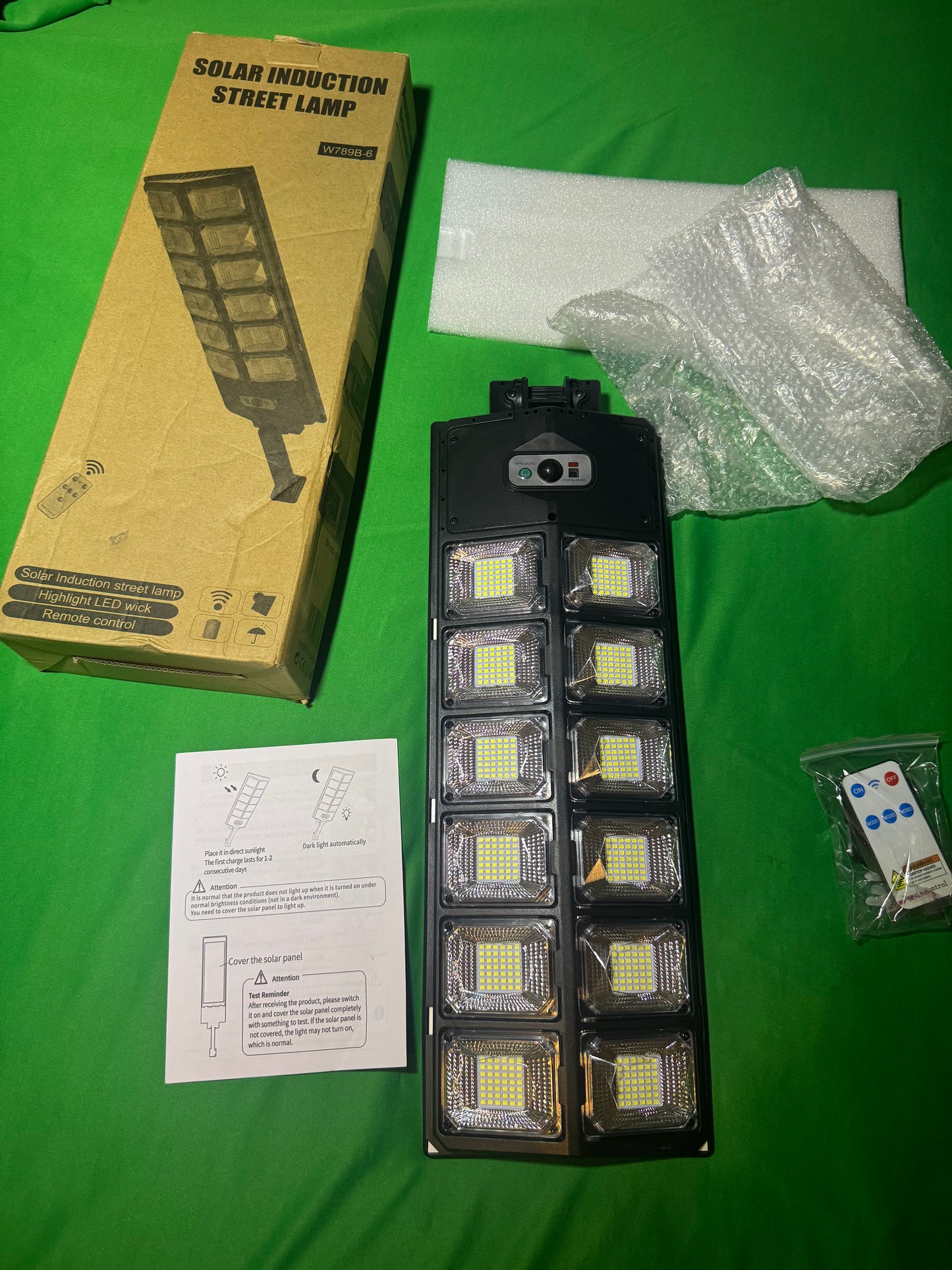 Solar Induction Street Lamp (LED) – With Remote Control