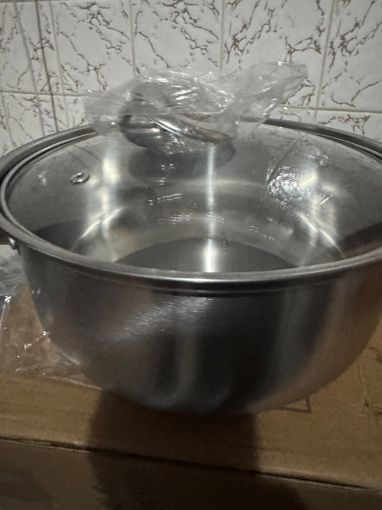24cm Stainless Steel Cooking Pot with Lid