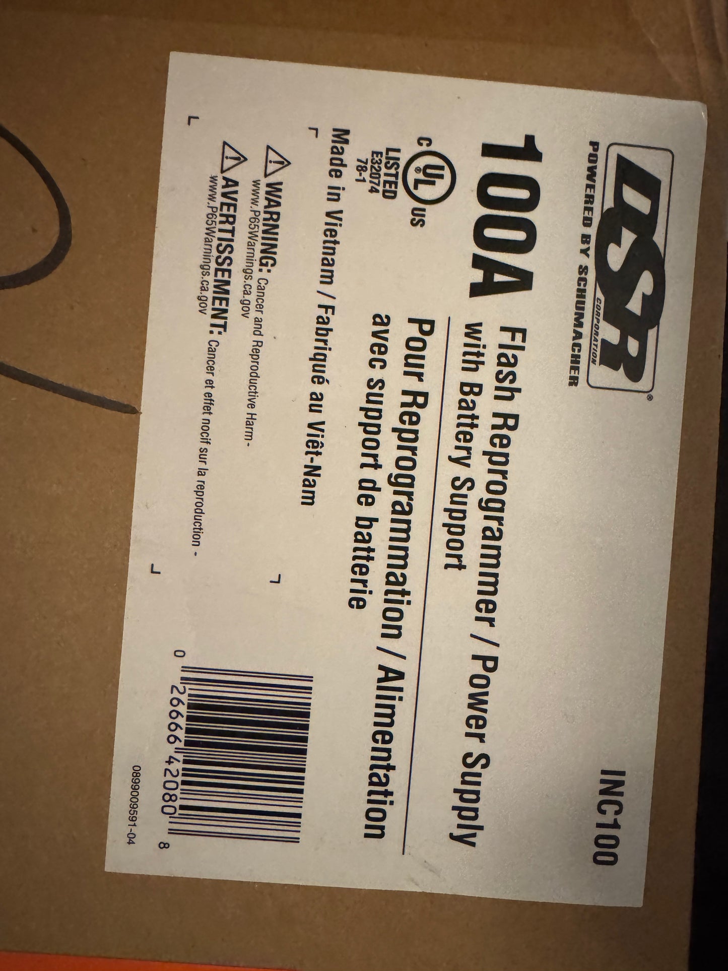 🔋 100A Flash Reprogrammer / Power Supply (DSR INC100) 🔋