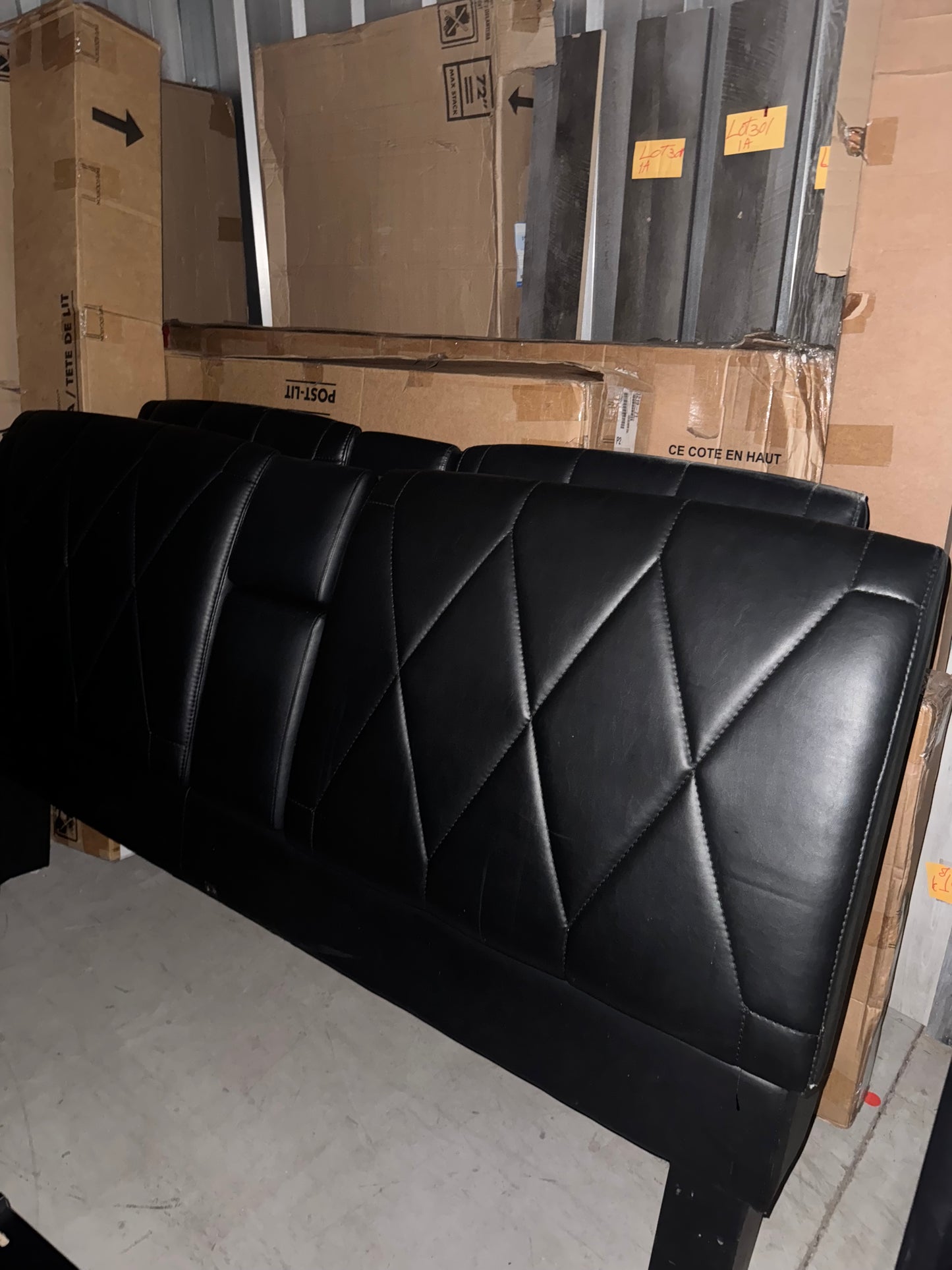 Signature Low-Profile Platform Bed – Beige Fabric