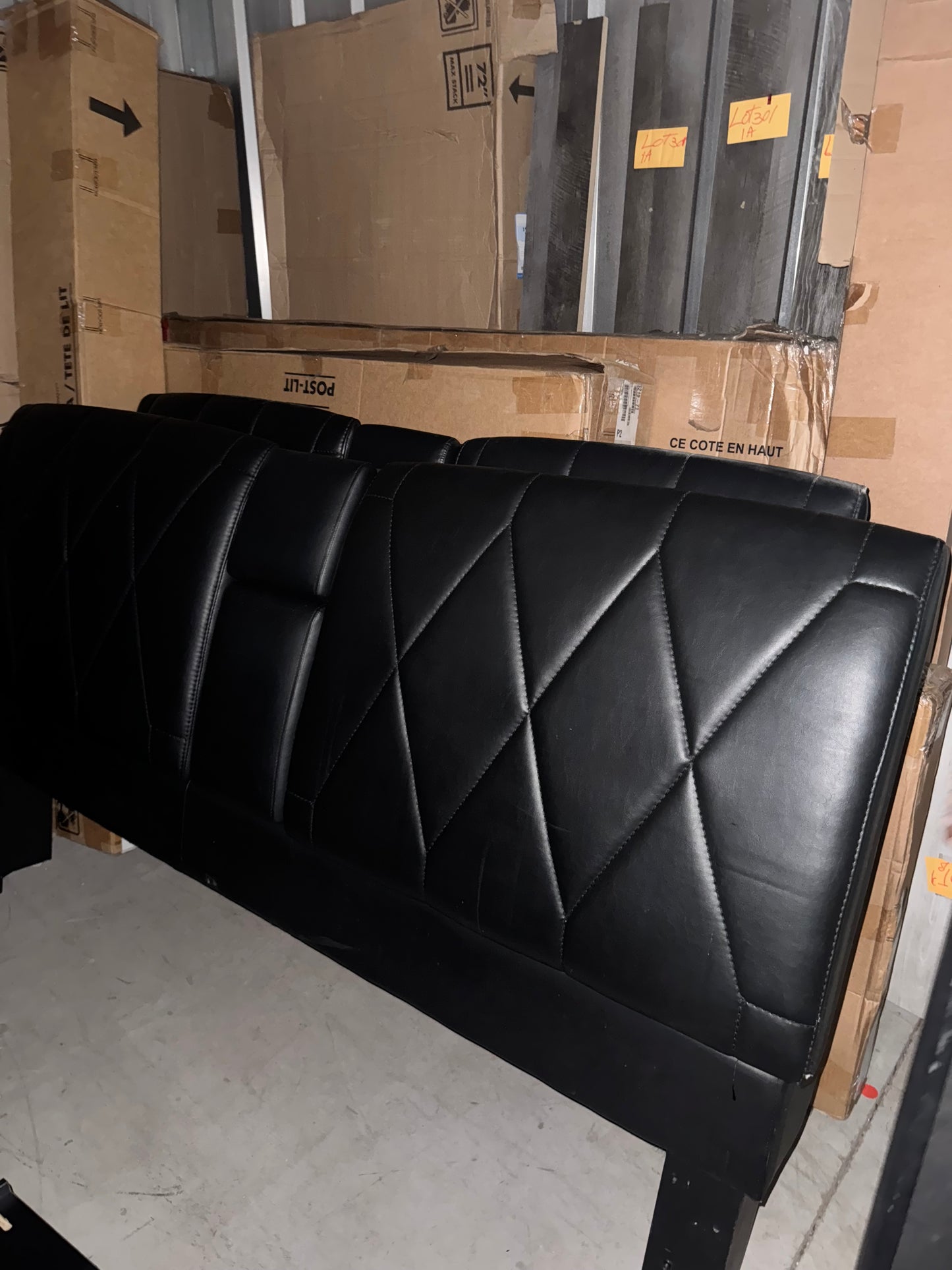 Signature Low-Profile Platform Bed – Beige Fabric