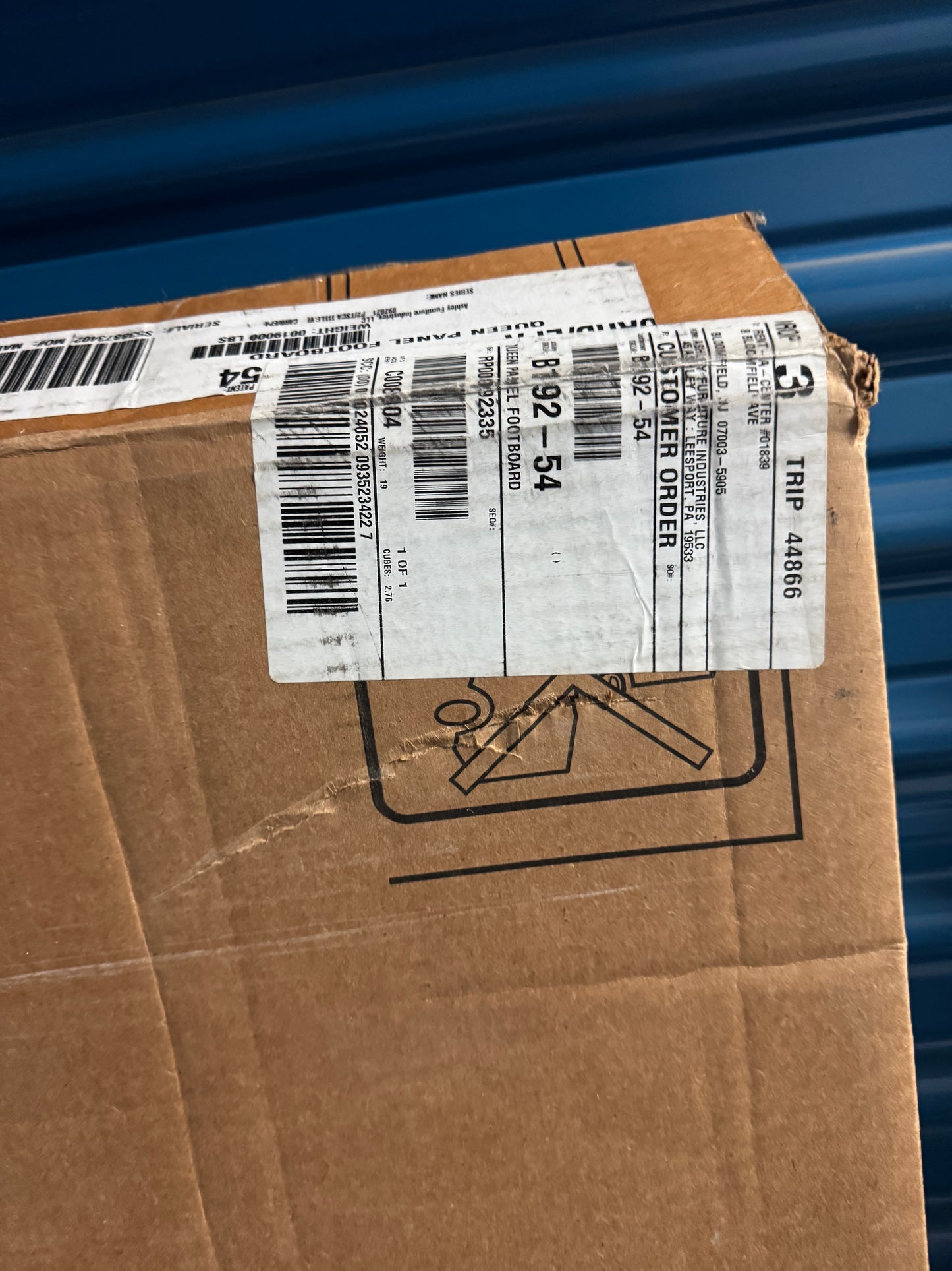 Queen Panel Footboard B192-54 RP0032335 093523422