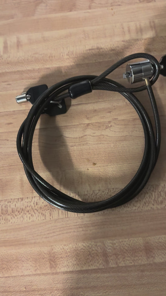 🔐 Universal Laptop Security Cable Lock with Keys