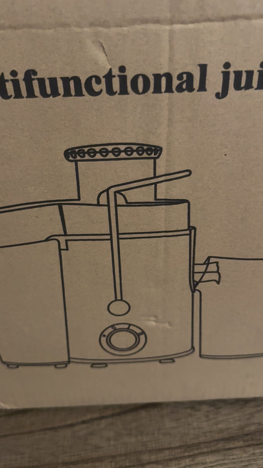 Multifunctional Electric Juicer Machine – Fast Fresh Juice Extractor (2 Speed, Stainless Steel Design)