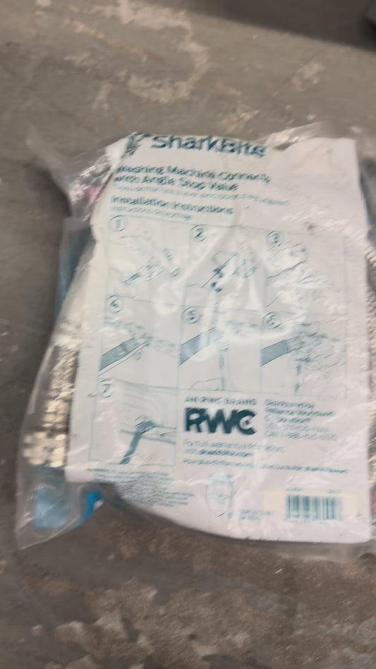 SharkBite Washing Machine Connector with Angle Stop Valve – RWC
