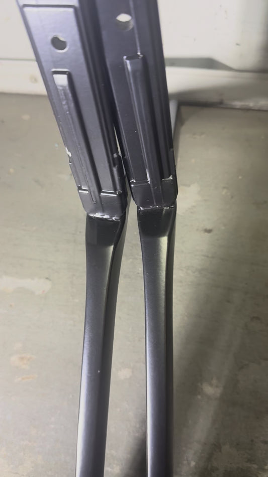 Heavy-Duty Folding Metal Table Legs (Set of 2)