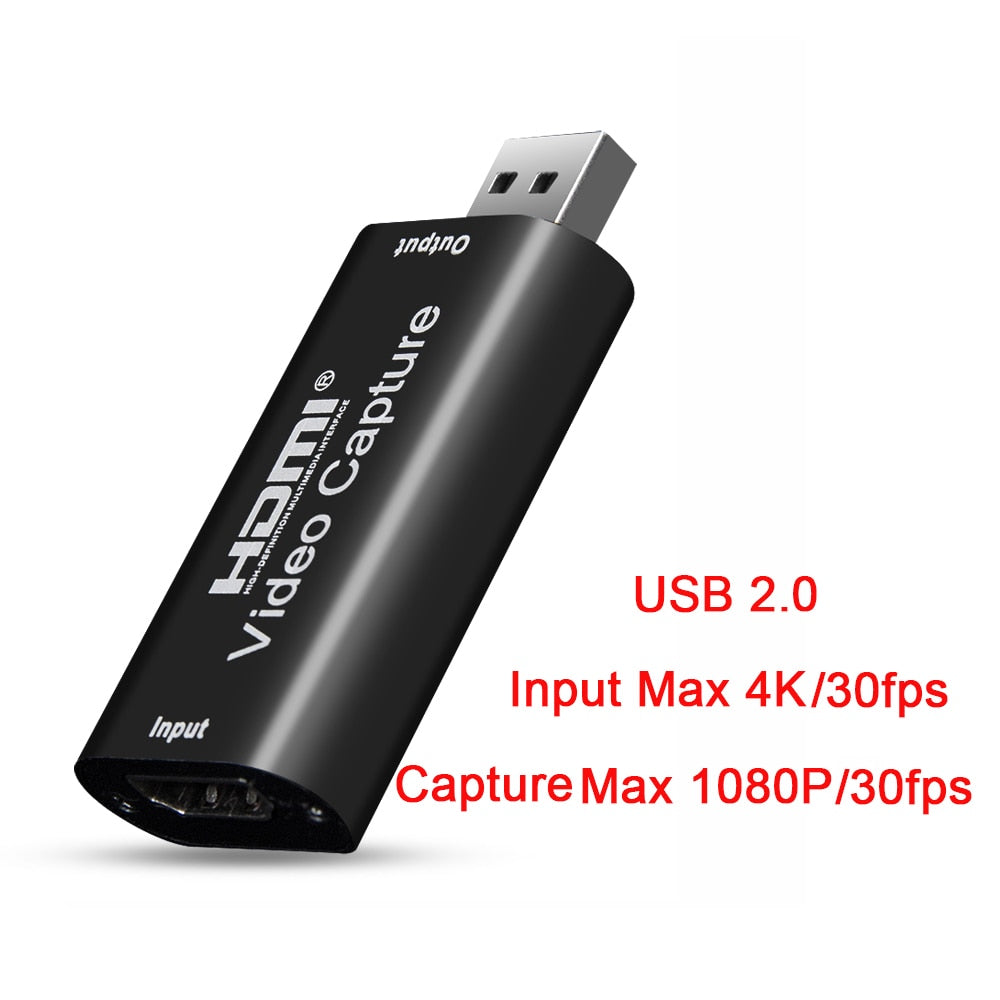 4K USB 2.0 HDMI-compatible Video Capture